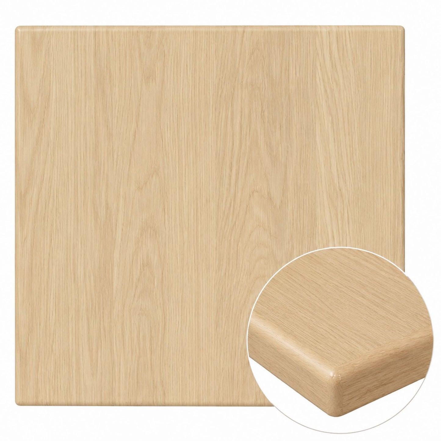 Square Oak Dining Table Top