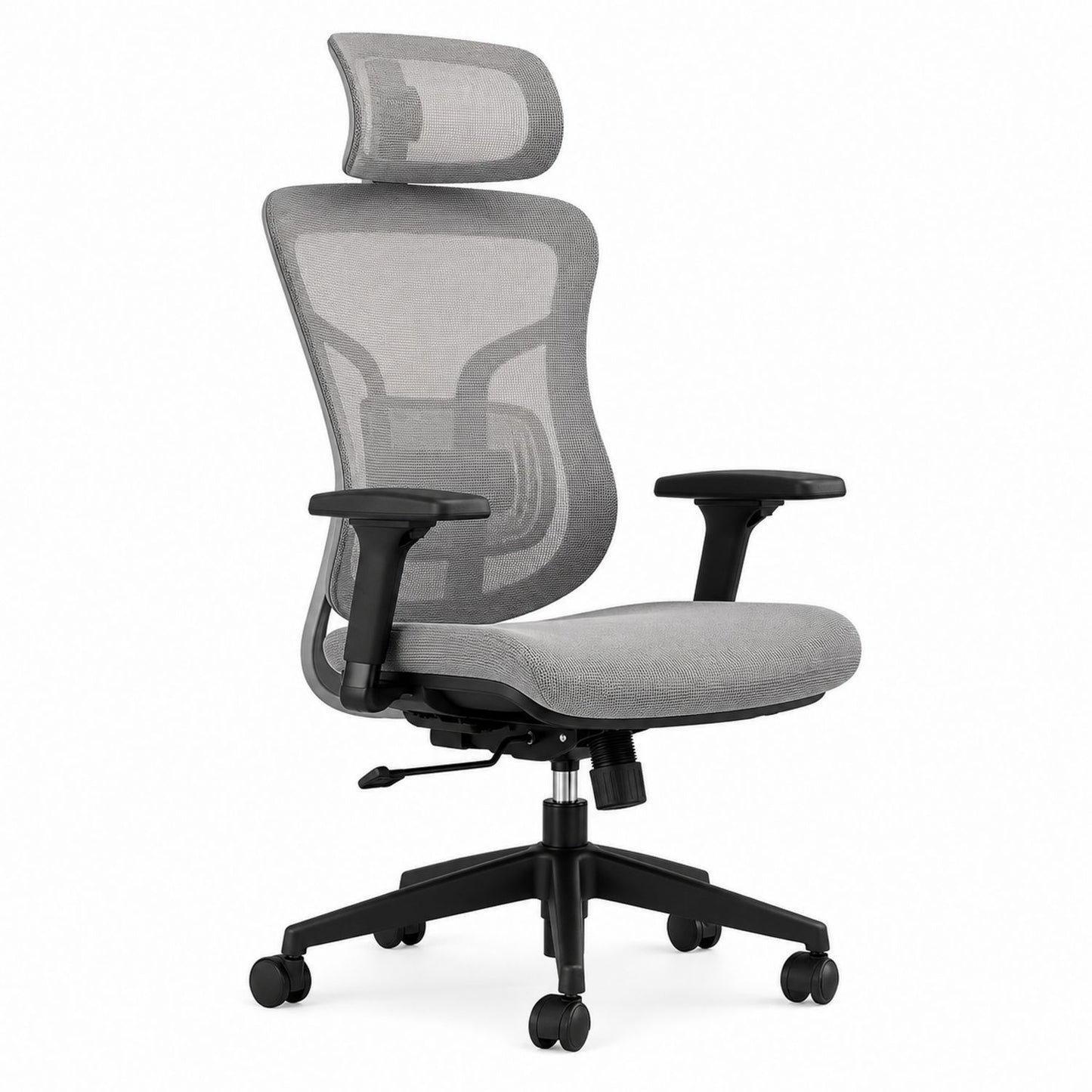 Ergonomic Mesh Office Chair with Adjustable Headrest and Armrests