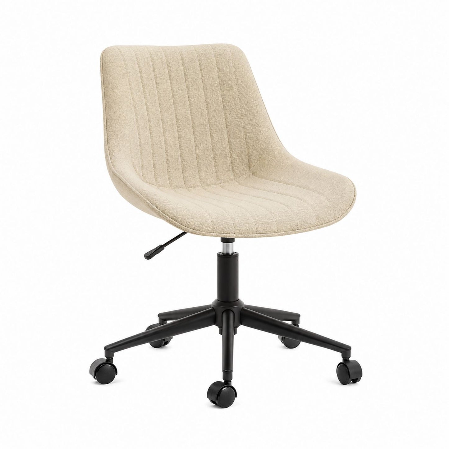 Fabric Upholstery Ergonomic Office Chair Beige