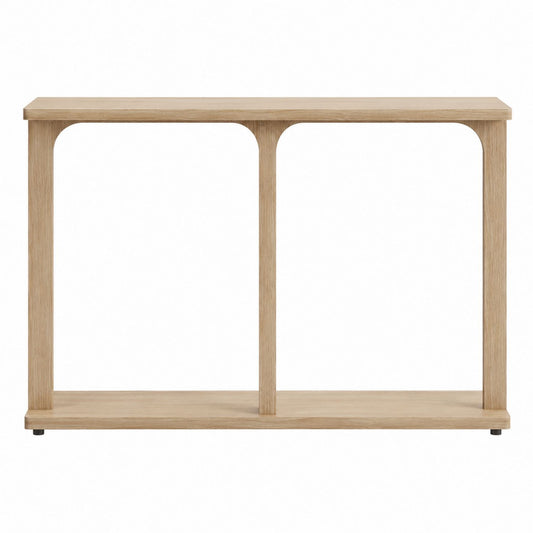 Oak Wood Console Table Rectangular 120cm
